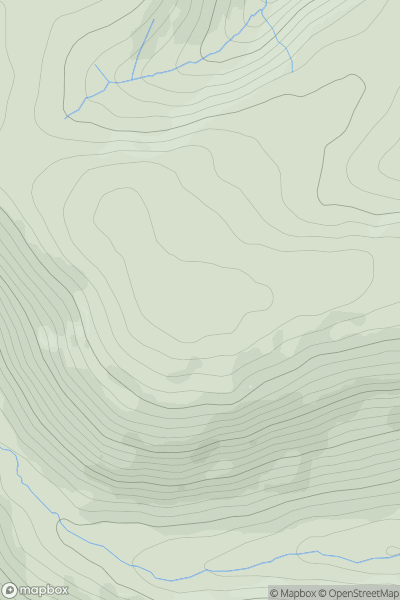 Thumbnail image for Blackcraig Hill [The Glenkens to Annandale] [NS741009] showing contour plot for surrounding peak